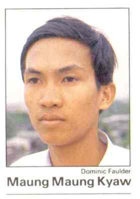Maung Maung Kyaw, a student leader 1988