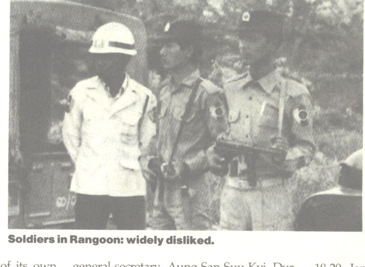 Burmese soldiers 1988